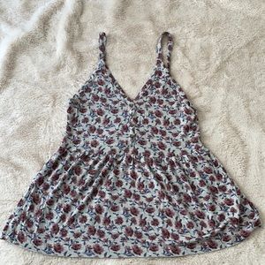 American Eagle Floral Tank Top